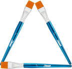 1 inch Flat Paint Brushes for Acrylic Painting，3 PCS Large Acrylic Paint Brush Bulk，Fabric Paintbrushes Craft Brush，Artists Paintbrush for Watercolor Oil Rock Face Body Art Canvas (3)