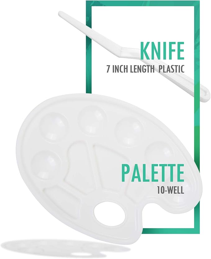 Falling in Art Beechwood Easel Box Set, 27 Pcs Tabletop Acrylic Paint Set, Portable Display Easel Stand with 12 Acrylic Paints, Canvas Panels and Brushes, Suitable for Beginners and Professionals