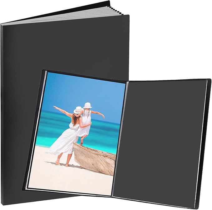 Large 18"x24" Art Portfolio Heavy Duty Binder with Plastic Sleeves, Portfolio Folder with 30 Clear Sheet Protectors, Display 60 Pages, Poster Binder，Diamond Painting and Puzzle Storage Book