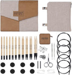 Knitter’s Pride Bamboo Luxe Regal Interchangeable Needle Set 5" (13cm) – 11 US Sizes (2.5 to 11)