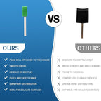 1" Foam Paint Brushes - 100 Pack, 1-Inch Painting Sponges - Premium Foam Brushes - Lightweight & Durable - Sponge Brush Ideal for Painting, Crafting, Acrylics, Stains, Varnishes (Green)