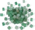 Natural Green Aventurine Square Stone Beads 4x4mm 85pcs Cube Loose Semi Gemstone Beads for Jewelry Making Design