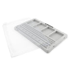 Beadalon Bracelet Bead Boards for Jewelry Making – Flocked, Anti-Roll Bead Tray with Cover – Ideal Jewelry Design Tool for Crafters, DIYers, Bracelet Making – Measurements in Inches & cm