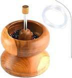 SHOP LC DELIVERING JOY Seed Bead Spinner for Bracelet Making Kit - Clay Beads Spinner with Big Eye Beading Needle and 3 Meter Long Thread Wooden Crafting Birthday Gifts for Womens - Teak Wood