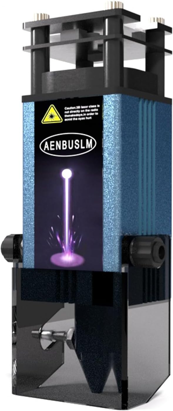 AENBUSLM 40W Laser Module with Air Assit for Laser Cutter & Laser Engraver Machine,5W(5000mW) Output Power,Built in FAC,Ultra-Fine Compressed Spot CNC Carving DIY Laser Master - Class 4