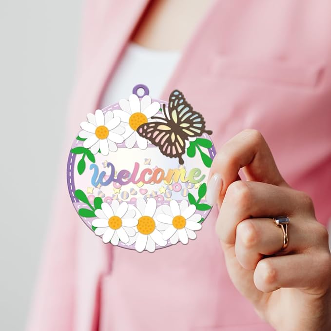 GLOBLELAND Insect Background Shaker Cutting Dies for Card Making Bee Butterfly Dragonfly Shaker Cut Die for DIY Scrapbooking Journal Embossing Paper Craft Decor