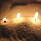 NICEME White Candle Sand with Wicks Pearled Candle Wax Beads, 26OZ/ 750g Customized Powder Candle Making Kit All Natural Granulated Wax for Candles Self Extinguish Refillable Candles with 30pcs Wicks