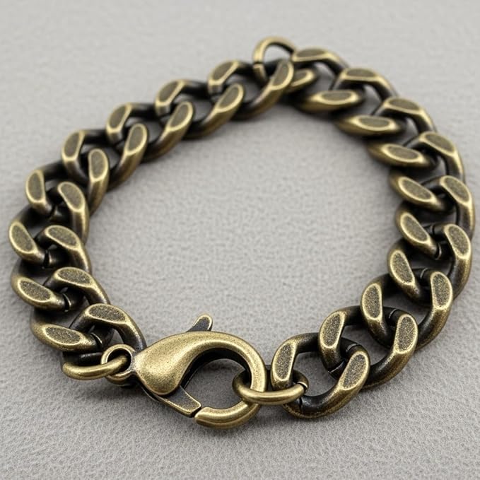 Mandala Crafts 16mm Antique Brass Metal Lobster Clasps for Jewelry Making - 100 Lobster Claw Clasps with Jump Rings Jewelry Findings Kit for Necklaces Bracelets Charms Fasteners