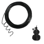 32.8 Feet Black Aluminum Craft Wire, 10 Gauge 2.5mm Thickness Sculpting Wire, Armature Wire for Sculpting, Bendable Metal Craft Wire for Making Dolls Skeleton DIY Crafts