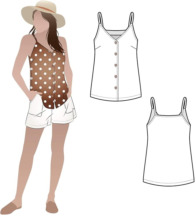 Style Arc Sewing Pattern - Portia Woven Top (Sizes 18-30)