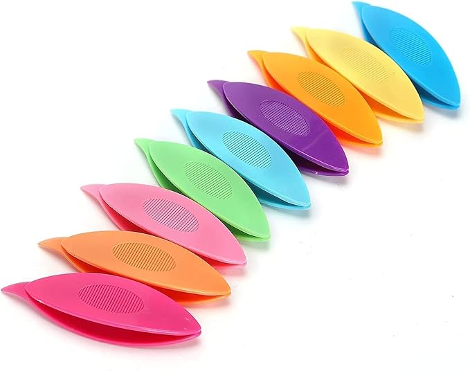 Czhotg 9-Pcs Ergonomic Tatting Shuttles - Beginner-Friendly Lacemaking Kit for Crochet, Bobbin Weaving and DIY Jewelry Making (Multicolor)