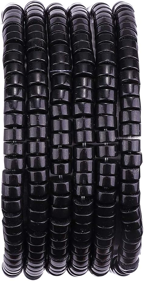 Natural Black Onyx Spacer Beads Caps Loose Semi Gemstone for Beading Jewelry Making 4mmx2mm 38cm