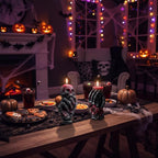 Snake Skull Silicone Mold, Cylinder Candle Mold with Coiling Snake for Halloween Candle Making, Resin, Clay Craft, Aromatherapy Gypsum, Home Decor (Bone Hand and Skull)