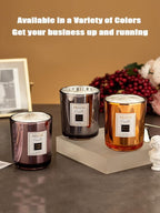 Aroparc Bulk Candle Jars with Lids, 12 Pack 10oz Electroplated Rounded Bottom Edge Candle Container Tumbler Jar for Candle Making Candle Tins Candle Making Supplies (Grey)