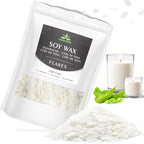 Soy Wax Flakes, Waxcanpy Natural Candle Wax, Organic Soy Wax for Candle Making from Farm, No Additives, Harmless and Pure (2lb)