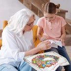 Lzyueyuan Chicken Stamped Cross Stitch Kits for Adults Beginner, Animal Cross Stitch Ornament Kits Counted Embroidery Needlepoint Kits Home Decor 11.8X15.7inch