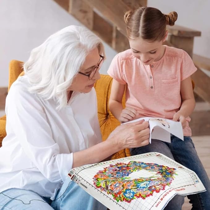 Lzyueyuan Cat Stamped Cross Stitch Kits for Adults Beginner,Animal Cross Stitch Ornament Kits Counted Embroidery Needlepoint Kits Home Decor 13.8X13.8 inch