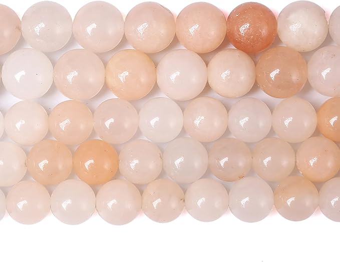 12MM 31PCS Natural Stone Pink Aventurine Loose Beads for Jewelry Making DIY Bracelet