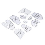 Memory Bear Sewing Pattern Templates Set, 10 Inch Acrylic DIY Stuffed Animal Quilting Kit for Craft Lovers