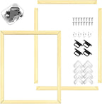 DoubleFill 2 Pack 8x10 Inch DIY Canvas Stretcher Bars Canvas Frame Wood Frames Kit Easy to Assemble for Prints, Posters, Oil Painting, Painting, Embroidery Stitch and Needlepoint Arts