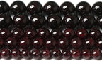 10MM 36PCS Natural Garnet Gemstone Loose Beads for Jewelry Making DIY Bracelet Crystal 1 Strand