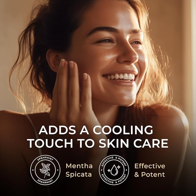 Gya Labs Spearmint Essential Oil - 0.34 Fl Oz - for Hair, Skin, Diffuser, Aromatherapy & DIY Candle Making Scent