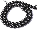 4MM 88PCS Natural Black Tourmaline Gemstone A Grade Beads for Jewelry Making DIY Bracelet Crystal 1 Strand