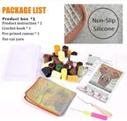 Latch Hook Rugs Kits for Kids Adults Beginners, Dinosaur Owl Smile Star Sunflower Dog Panda Small Large DIY Latch Hook Rug Making Kit for Girls and Boys