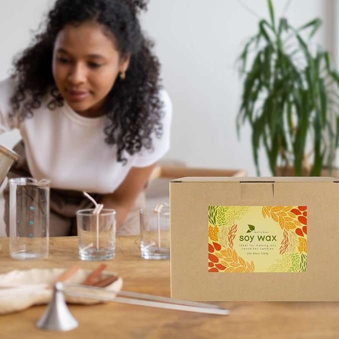 5 Pound Bag DIY Soy Wax Candle,Natural Wax Making Supplies- Soy Wax Flakes