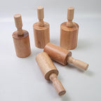 1X Cup Pottery Molds 2.5 inch, Create Pottery Mug Vases, Cup Molds Pottery Shaping Tool & 3X Rim Cone Pottery Tool, Multiple Sizes Ceramic Rim Shaper Cone(XS, S, M)