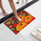 Latch Hook Kits for Adults, Pre-Printed Handmade Rug Crochet Yarns DIY Door Mat Kits for Home Decor Festival Gift 23.6"X15.8" (Pumpkin)