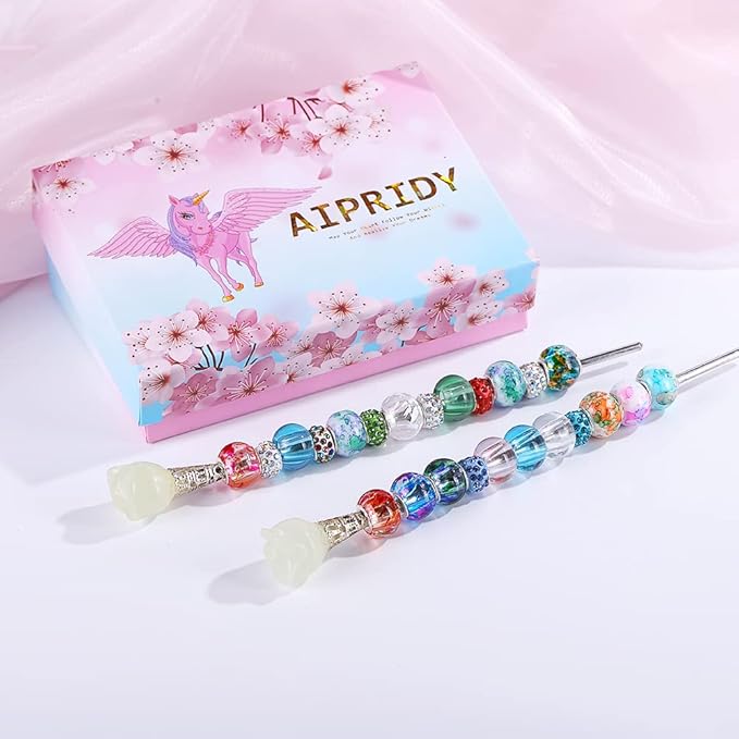 100 PCS Assorted European Beads with Copper Core Big Hole Glass Spacer No Copper Core Lampwork Colorful Beads Rhinestone Craft Beads for DIY Charm Bracelet Jewelry Making (Transparent Bicolor)