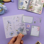 40 Sheets Sticker Book for Adults Journaling, Washi and PET Materials, Ephemera Aesthetic Stickers for Junk Journals, Bujo, Planners