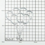 DzIxY A Bunch of Balloons Metal Cutting Dies for Card Making Kit Embossing Paper Die Cuts Set Scrapbook Stencils Supplies Machine Templates