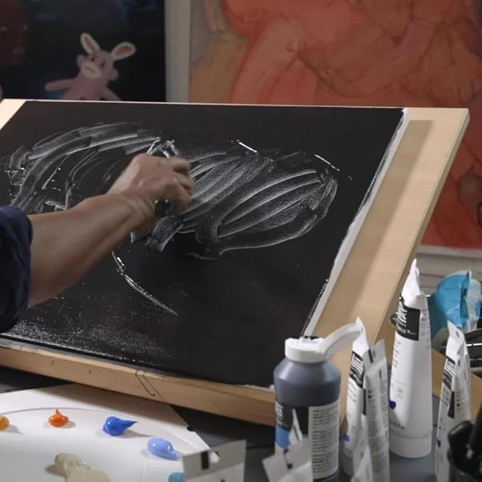 Liquitex Professional Gesso Surface Prep Medium, 237ml (8-oz), Black