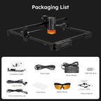 ATOMSTACK 20W Laser Engraver, A20 PRO V2 Laser Cutter, High Accuracy Laser Engraving Machine for Personalized Gifts, Business Cards, Wood, Metal, Acrylic, Leather
