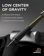 0.7mm Mechanical Pencil with Metal Gift Case, 1PCS Metal Mechanical Pencil with 120Pcs HB Lead Refills,4B Erasers and 9PCS Eraser Refills, for Writing Drafting Drawing and Sketching(Gold)