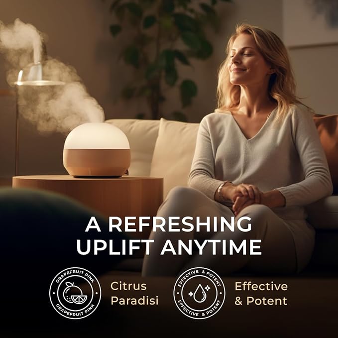 Gya Labs Grapefruit Essential Oil - 0.34 Fl Oz - for Hair, Skin, Diffuser, Aromatherapy & DIY Candle Making Scent