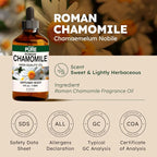 KUKKA Roman Chamomile Essential Oils - 4 Fl Oz - for Hair, Skin, Diffuser, Aromatherapy & DIY Soap Making Scent