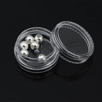 925 Sterling Silver Round Beads 6mm 6pcs for Jewelry Making Findings