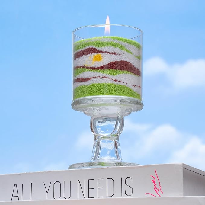 Pearled Candle Sand Wax Making Kit Refillable Pearled Wax with 1lb White and 700g 7 Colors 50 Wicks Scented Candle Supplies for Halloween, Christmas, Wedding, Home Decor