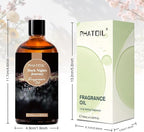 PHATOIL Dark Nights Journey Fragrance Oils for Aromatherapy, 3.38FL.OZ Diffuser Oils for Home, Perfect for Aromatherapy, Humidifiers, Yoga, DIY Candle and Soap Making - 100ml