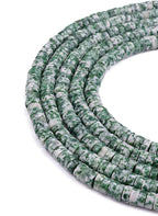 Natural African Jade Spacer Beads Caps Loose Semi Gemstone for Beading Jewelry Making 6mmx3mm 38cm