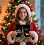 Scratch Art Book(A4-20Page) for Adults & Teens – ASMR Stress-Relieving Scratch Off Art | Paint by Scratch Kit Set | Travel Landmarks & Engraving Art | Creative Gift for Adults (Rainbow City Series)