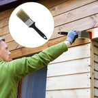 10 Pieces 2 Inch Paint Brush,Flat Paint Brushes Professional Paint Tools with Treated Plastic Handle for DIY Paint,Furniture,Fences,Deck,and Wall Trim