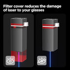 Acmer S1 Laser Engraver Machine, 2.5W(2500mW) High Precision Laser Cutter and Diode Laser Engraving Machine, 130x130mm Working Area for Wood and Metal, DIY Laser Engraver