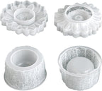 Sunflower Box Cylinder Candle & Resin Mold - Resin Casting Silicone Molds for Home Decor & Candle Making Wave Spiral Mold