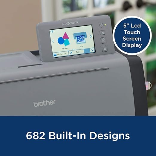 Brother ScanNCut SDX125EGY Electronic DIY Cutting Machine with Scanner, Plus Universal Pen Holder and Color Pen Set