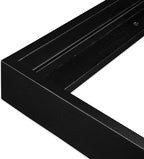 Ampersand Floaterframe Readymade Frame for Flat and 7/8" Deep Wood Panel and Canvas Artwork, Paintings, Prints, and More, 5"x7", Black Thin