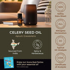 Gya Labs Celery Seed Essential Oil - 0.34 Fl Oz - for Hair, Skin, Diffuser, Aromatherapy & DIY Candle Making Scent